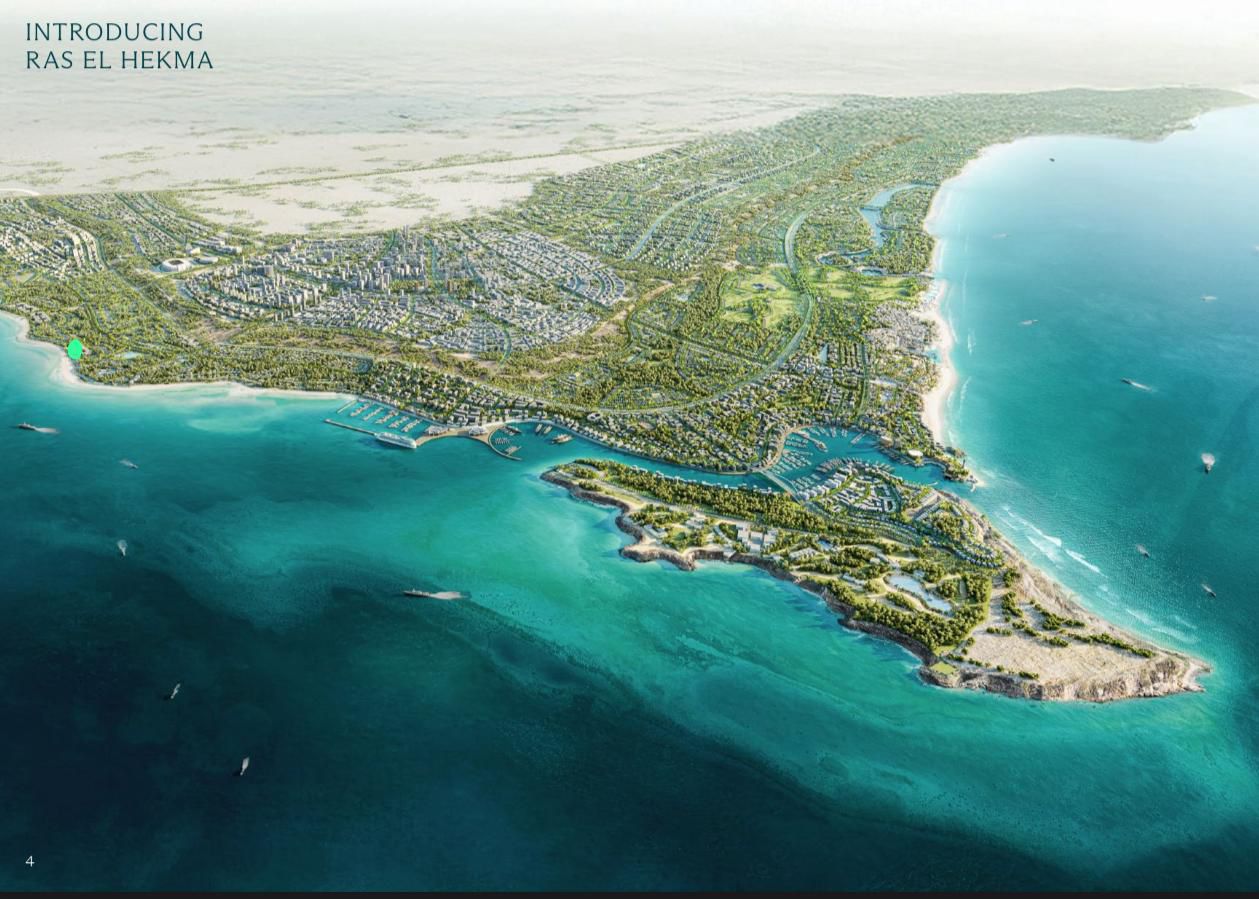 Ras El Hekma masterplan, Egypt North Coast