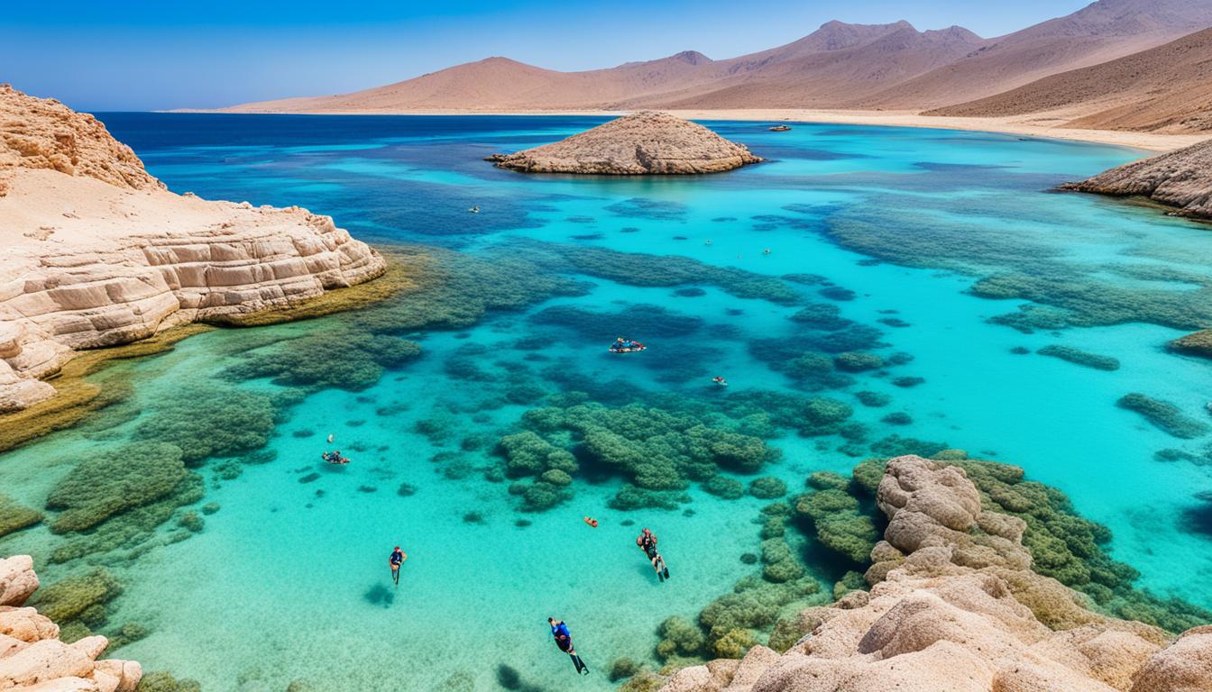 Coastline at Ras El Hekma, Egypt